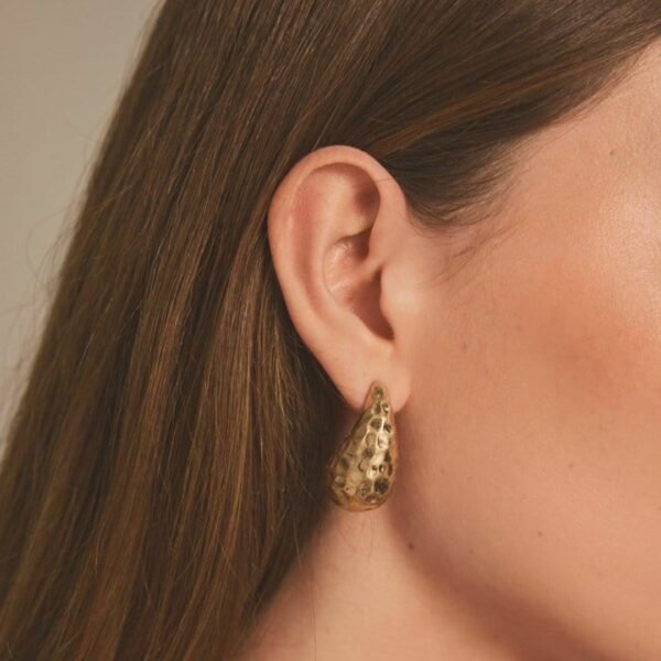 Gilded Drop Earrings