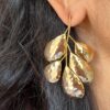 Gilded Petal Earrings
