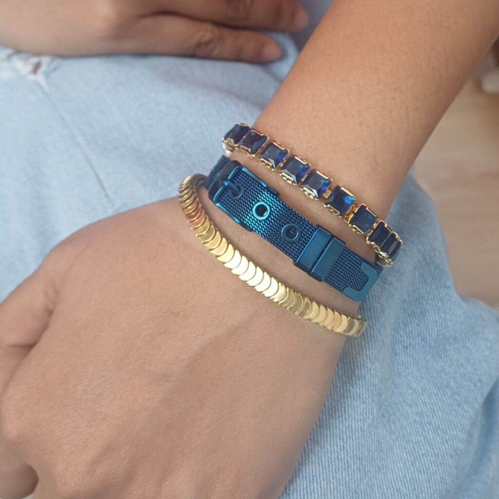 Midnight Luxe Bracelet Stack – 3 in 1